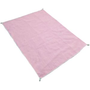 Sand Free Mat Lightweight Foldable Outdoor Picnic Mattress Camping Cushion Beach Mat  Size: 2x1.5m(Pink)