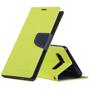 MERCURY GOOSPERY FANCY DIARY Horizontal Flip PU Leather Case for Galaxy S10 Plus  with Holder & Card Slots & Wallet (Green)