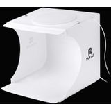 PULUZ 20cm Include 2 LED Panels Folding Portable 1100LM Light Photo Lighting Studio Shooting Tent Box Kit with 6 Colors Backdrops (Black  White  Orange  Red  Green  Blue)  Unfold Size: 24cm x 23cm x 22cm