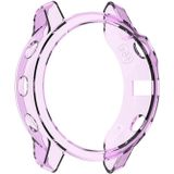 For Garmin Fenix 6s TPU Half Coverage Smart Watch Protevtice Case(Purple)