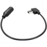 Elbow 10 PinMini USB to 3.5mm Mic Adapter Cable for GoPro HERO4 /3+ /3  Length: 16.5cm