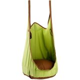 Adult and Children All-cotton Canvas Swing Outdoor Sports Toys Hanging Hammock  Size: 55*75*145cm  Random Color Delivery