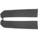 Car Carbon Fiber Central Control Side Gear Position Decorative Sticker for Subaru BRZ / Toyota 86 2013-2020  Left and Right Drive Universal (Black)