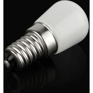 E14 2W Ball Steep Light Bulb  100LM  6000-6500K White Light  AC 100-240V