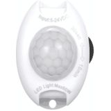 2m Wireless PIR Motion Sensor LED Strip Light 12V Smart Stair Cabinet Wall Lamp  EU plug(Warm white Light)