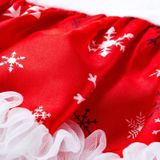 Vierdelige Baby Snowflake Long-sleeved Dress (Kleur: Candy Size:80)