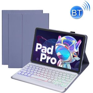 AM18-BS driekleurige achtergrondverlichting Bluetooth-toetsenbord lederen tas voor Lenovo XiaoXin Pad Pro 2022 11.2 inch