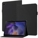 Voor Samsung Galaxy Tab A8 Rhombus Skin Feel Horizontale Flip Tablet Lederen Case met kaartslots & houder