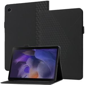 Voor Samsung Galaxy Tab A8 Rhombus Skin Feel Horizontale Flip Tablet Lederen Case met kaartslots & houder
