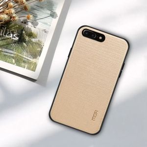 MOFI Anti-slip PC + TPU + Cloth Case for iPhone 8 Plus & 7 Plus(Gold)