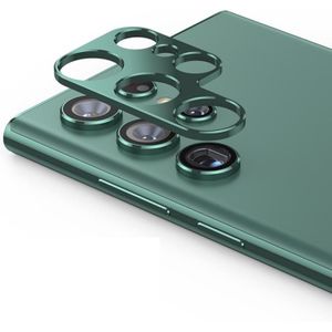 Voor Samsung Galaxy S22 Ultra 5G Enkay Aluminium Legering Camera Lens Protector Volledige Cover (Groen)