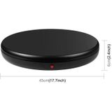 PULUZ 45 cm afstandsbediening Instelsnelheid Roterende draaitafel Displaystandaard  zwart  belasting 100 kg (UK-stekker)