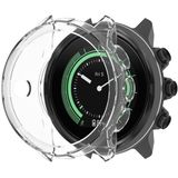 For Suunto 9 Transparent TPU Silicone Watch Case(Transparent White)