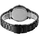Skmei 9210 Fashion Trend Mens Business Wristwatch Simple Three-Dimensional Surface Waterproof Gold Quartz Watch Man(Golden Black)