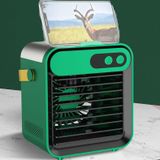 USB Mini Refrigeration And Humidification Air Conditioner Household Small Air Cooler Desktop Water-cooled Fan(Green)