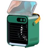 USB Mini Refrigeration And Humidification Air Conditioner Household Small Air Cooler Desktop Water-cooled Fan(Green)