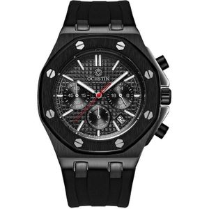 OCHSTIN 6100E multifunctioneel quartz waterdicht TPU herenhorloge