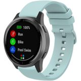 Voor Samsung Galaxy Watch5 44 mm 20 mm effen kleur zachte siliconen horlogeband