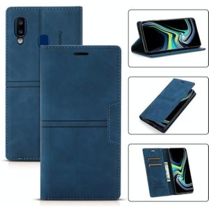 Voor Samsung Galaxy A40 Droom Magnetische Zuigbedrijf Horizontale Flip PU Lederen Case met Houder & Card Slot & Portemonnee