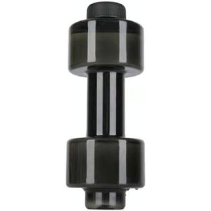 2 PCS Portable Home Fitness Dumbbell Water Bottle  Capacity: 550ml(Black)