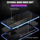 For iPhone 11 PC Magneto Shell Series All-Inclusive Anti-Fall Waterproof Protection Case(Cyan)