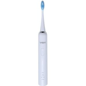 VGR V-805 IPX7 USB Magnetic Suspension Sonic Shock Toothbrush with Memory Function(White)