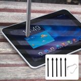 6 in 1 Universele Stylus Pen Vervanging Potlood Tips Voor Samsung Galaxy Tab S8 / S7 / S6 / Galaxy Note20 / Note10 / S23 Ultra / S22 Ultra (Grijs)