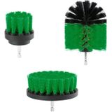 3 PCS Bathroom Kitchen Cleaning Brushes Kit for Electric Drill(Green)