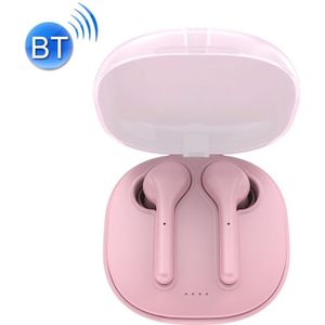 K88 Bluetooth 5.0 TWS Touch Binaural Wireless Stereo Sports Bluetooth Earphone with Charging Box (Pink)