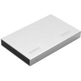 ORICO 2518C3-G2 2.5 inch SATA to USB3.1 Gen2 USB-C / Type-C Interface Aluminum Alloy Hard Drive Enclosure  Support Capacity: 4TB(Silver) BEHUIZING!