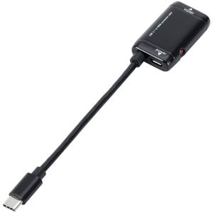 USB-C / Type-C 3.1 (MHL) to 1080P HD HDMI Video Adapter Cable  Length: 12cm