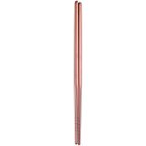 1 Pair Stainless Steel Tableware Colorful Reusable Metal Chopsticks Dishware  Length?23cm(Rose Gold)