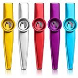 10 STKS metalen Kazoo kinderen begeleidings instrument (rood)