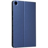 Universal Spring Texture TPU Protective Case for Huawei Honor Tab 5 8 inch / Mediapad M5 Lite 8 inch  with Holder(Dark Blue)