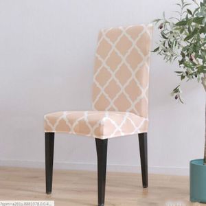 Universal Simple Stretch Chair Cover(Light Pink)