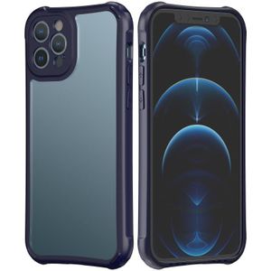 Lesudesign Series Frosted Acrylic Anti-Fall Protective Case voor iPhone 11 Pro (Blauw)