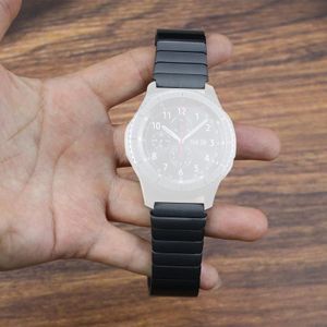 Voor Huawei Watch GT2 Pro 22mm Zelfsloop roestvrij staal metalen vervangende horlogeband (zwart)