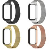 Voor Redmi Band 2 Mijobs metalen omhulsel + Milan magnetische metalen horlogeband