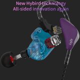 CVJ-CSK In-Ear Dynamische Muziek Hardlopen Sport Bedrade Hoofdtelefoon  Stijl: Type-C Met Microfoon (Paars Blauw)