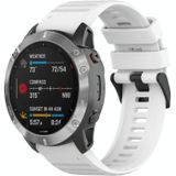 Voor Garmin Epix Gen 2 22mm Horizontale Textuur Siliconen Horlogeband met Removal Tool (Wit)