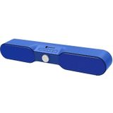 New Rixing NR4017 Portable 10W Stereo Surround Soundbar Bluetooth Speaker with Microphone(Blue)