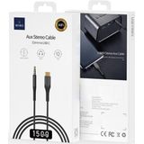 WIWU YP03 3.5mm to Type-C / USB-C AUX Stereo Audio Cable  Length: 1.5m