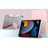 Voor iPad 10.2 2021 / 2020 / 2019 Mutural Deformation Stand Smart lederen tablethoes