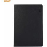 ENKAY for Samsung Galaxy Tab S7 11.0 T870 / T875 ENK-8012 360 Degree Rotation Litchi Texture Horizontal Flip PU Leather Smart Case with Holder & Sleep / Wake-up(Black)