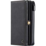 For Samsung Galaxy Note 20 Ultra CaseMe 018 Detachable Multi-functional Horizontal Flip Leather Case with Card Slot & Holder & Zipper Wallet & Photo Frame(Black)