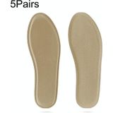 5 paar verdikken ademende antislip shockproof geheugen katoen sport volledige binnenzool schoen-pad  grootte: 240mm (beige)