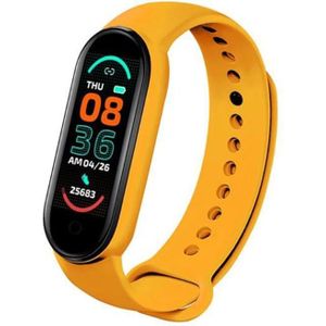 M6 Sport slimme armband  ondersteuning voor hartslagmeting en bloeddrukbewaking en slaapbewaking en sedentaire herinnering  type: magnetisch opladen