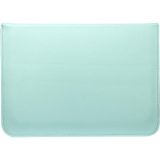 PU Leather Ultra-thin Envelope Bag Laptop Bag for MacBook Air / Pro 15 inch  with Stand Function(Mint Green)