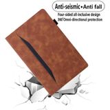 For Samsung Galaxy Tab S7+ SM-T970 / SM-T976B Business Shockproof Horizontal Flip Leather Case with Holder & Card Slots & Photo Frame & Pen Slot & Sleep / Wake-up Function(Brown)