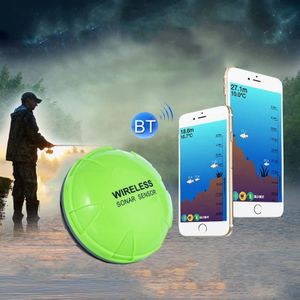 Fish Finder Wireless Mobile Phone Sonar Fish Finder APP Underwater Fish Finder Fishing Fishing Gear(Green)